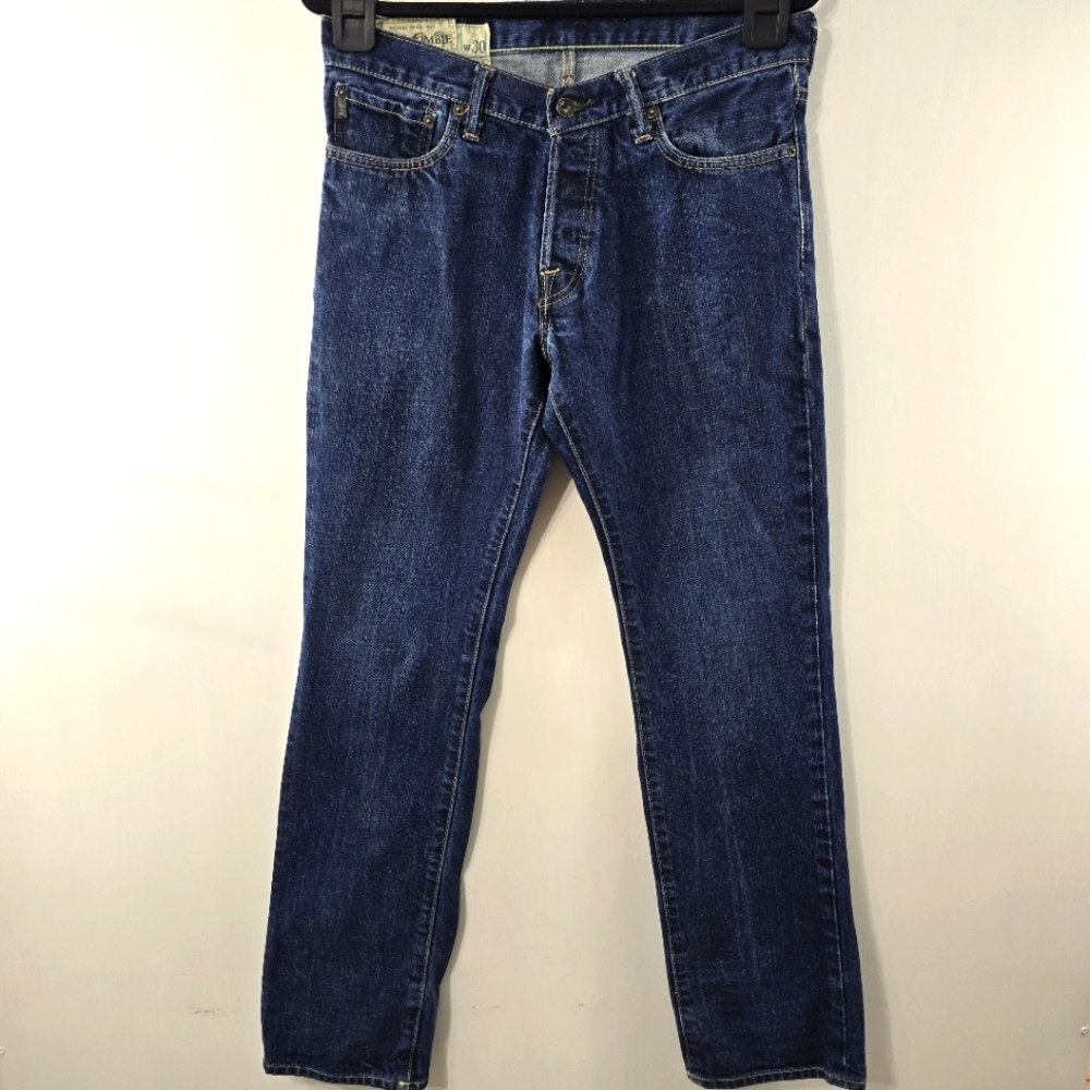 Abercrombie & Fitch Remsen Low Rise Slim Straight Vintage VTG Y2k Jeans 30 X 30